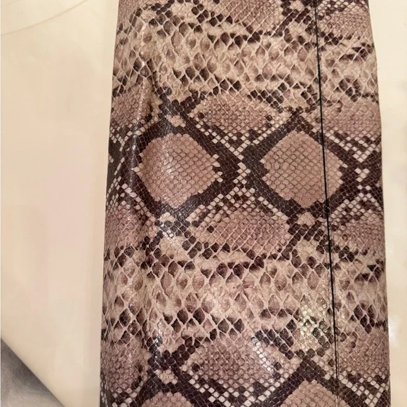 Exotic Coach embossed leather Python Snake Clutch A1493-30463.